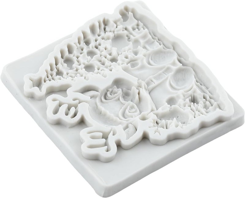 TAOXIBEI Elk Polymer Clay Molds Christmas Deer Silicone Mold Christmas Resin Mold for DIY Crafts Epoxy Resin Casting Air Dry Polymer Clay Plaster Jewelry Making - Image 5
